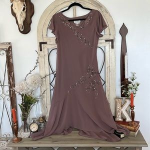 Vintage 90s/Y2K Adrianna Papell Evening Dress